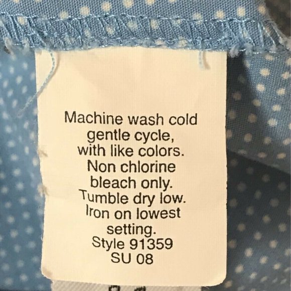 Haberdashery By J.Crew Button Up Polka Dot Top XS - Picture 6 of 6